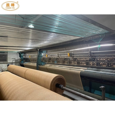 Μηχανή πλέξης πλεγμάτων πλεξίματος HDPE πλαστικού πράσινου κήπου με πλάτος εργασίας 110'' για online υποστήριξη και προϊόντα